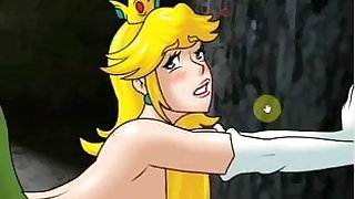 Hentai sex game princess Peach is a prisioner (Nintendo) ebony shemale porn videos